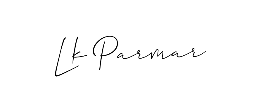 Best and Professional Signature Style for Lk Parmar. Allison_Script Best Signature Style Collection. Lk Parmar signature style 2 images and pictures png