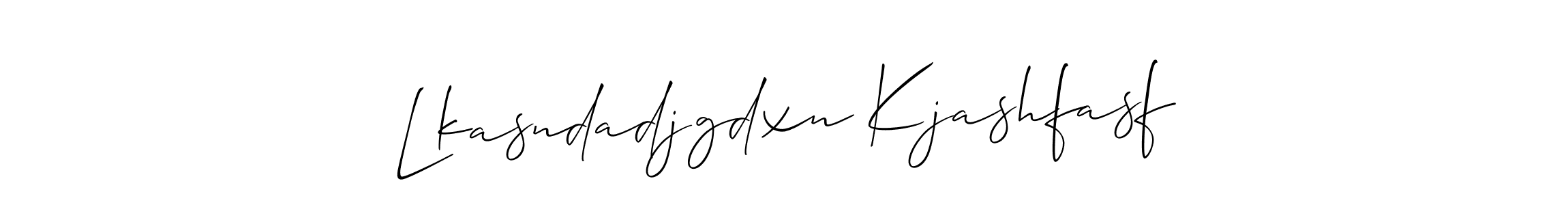 Lkasndadjgdxn Kjashfasf stylish signature style. Best Handwritten Sign (Allison_Script) for my name. Handwritten Signature Collection Ideas for my name Lkasndadjgdxn Kjashfasf. Lkasndadjgdxn Kjashfasf signature style 2 images and pictures png