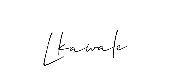 Make a short Lkawale signature style. Manage your documents anywhere anytime using Allison_Script. Create and add eSignatures, submit forms, share and send files easily. Lkawale signature style 2 images and pictures png