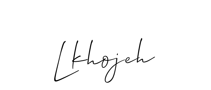 Lkhojeh stylish signature style. Best Handwritten Sign (Allison_Script) for my name. Handwritten Signature Collection Ideas for my name Lkhojeh. Lkhojeh signature style 2 images and pictures png