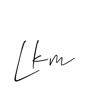 Also You can easily find your signature by using the search form. We will create Lkm name handwritten signature images for you free of cost using Allison_Script sign style. Lkm signature style 2 images and pictures png