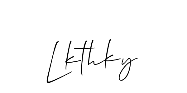 Best and Professional Signature Style for Lkthky. Allison_Script Best Signature Style Collection. Lkthky signature style 2 images and pictures png