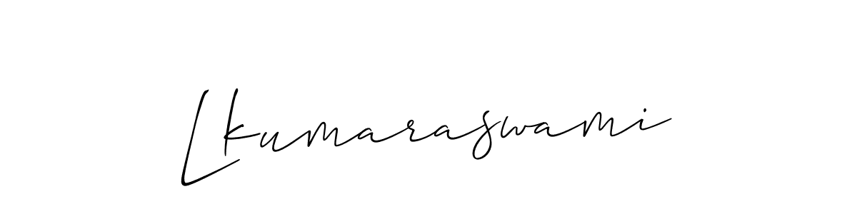 Best and Professional Signature Style for Lkumaraswami. Allison_Script Best Signature Style Collection. Lkumaraswami signature style 2 images and pictures png