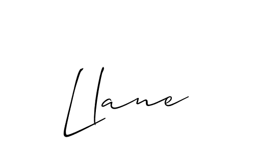 Also You can easily find your signature by using the search form. We will create Llane name handwritten signature images for you free of cost using Allison_Script sign style. Llane signature style 2 images and pictures png