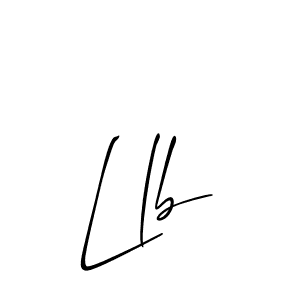 Also You can easily find your signature by using the search form. We will create Llb name handwritten signature images for you free of cost using Allison_Script sign style. Llb signature style 2 images and pictures png