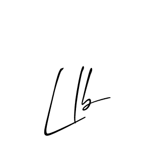 Llb stylish signature style. Best Handwritten Sign (Allison_Script) for my name. Handwritten Signature Collection Ideas for my name Llb. Llb signature style 2 images and pictures png