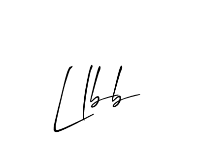 Create a beautiful signature design for name Llbb. With this signature (Allison_Script) fonts, you can make a handwritten signature for free. Llbb signature style 2 images and pictures png