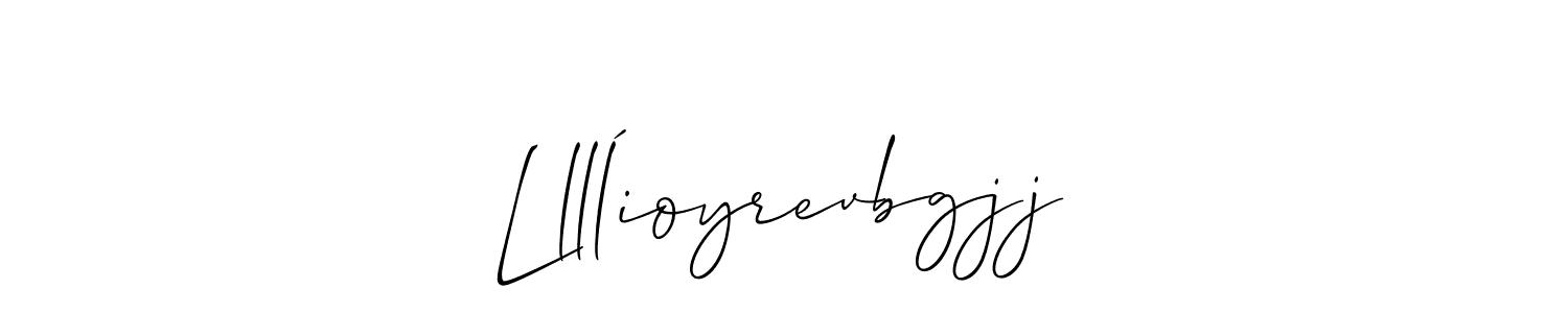 Make a beautiful signature design for name Lllĺioyrevbgjj. Use this online signature maker to create a handwritten signature for free. Lllĺioyrevbgjj signature style 2 images and pictures png