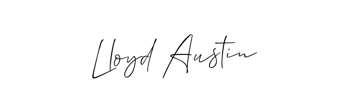 You should practise on your own different ways (Allison_Script) to write your name (Lloyd Austin) in signature. don't let someone else do it for you. Lloyd Austin signature style 2 images and pictures png