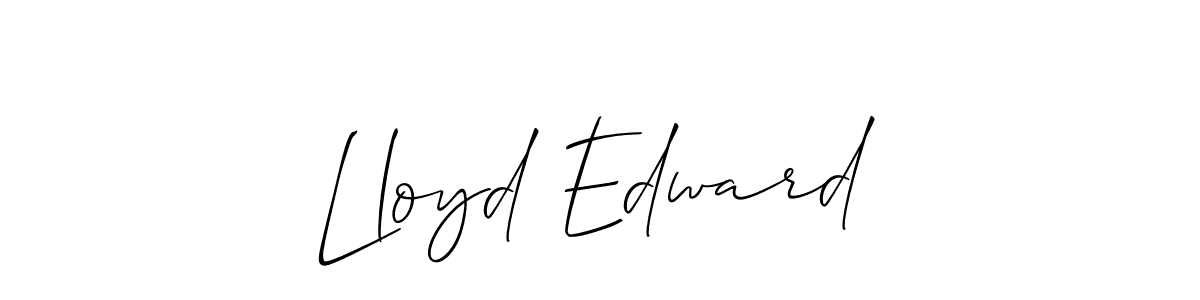 Make a beautiful signature design for name Lloyd Edward. Use this online signature maker to create a handwritten signature for free. Lloyd Edward signature style 2 images and pictures png