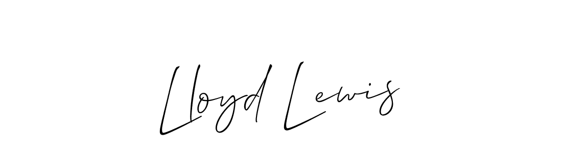 How to make Lloyd Lewis name signature. Use Allison_Script style for creating short signs online. This is the latest handwritten sign. Lloyd Lewis signature style 2 images and pictures png