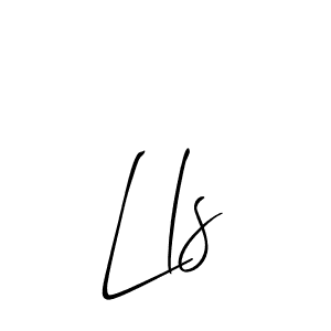 It looks lik you need a new signature style for name Lls. Design unique handwritten (Allison_Script) signature with our free signature maker in just a few clicks. Lls signature style 2 images and pictures png