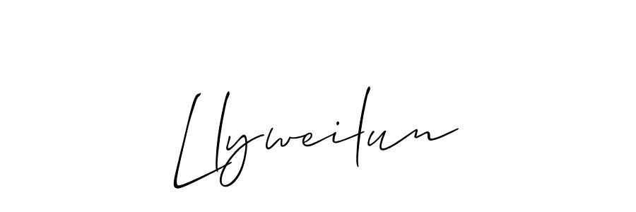 This is the best signature style for the Llyweilun name. Also you like these signature font (Allison_Script). Mix name signature. Llyweilun signature style 2 images and pictures png