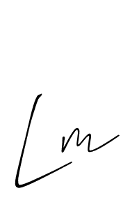 if you are searching for the best signature style for your name Lm. so please give up your signature search. here we have designed multiple signature styles  using Allison_Script. Lm signature style 2 images and pictures png