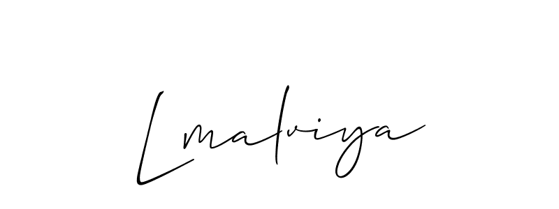 Once you've used our free online signature maker to create your best signature Allison_Script style, it's time to enjoy all of the benefits that Lmalviya name signing documents. Lmalviya signature style 2 images and pictures png