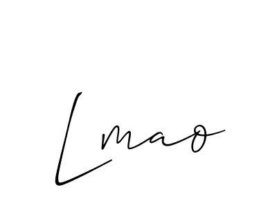Allison_Script is a professional signature style that is perfect for those who want to add a touch of class to their signature. It is also a great choice for those who want to make their signature more unique. Get Lmao name to fancy signature for free. Lmao signature style 2 images and pictures png