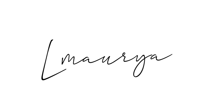 How to Draw Lmaurya signature style? Allison_Script is a latest design signature styles for name Lmaurya. Lmaurya signature style 2 images and pictures png