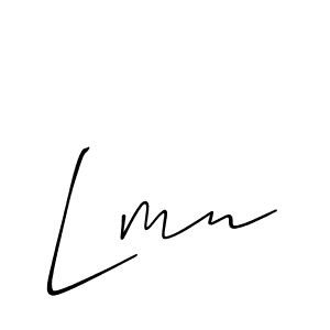 It looks lik you need a new signature style for name Lmn. Design unique handwritten (Allison_Script) signature with our free signature maker in just a few clicks. Lmn signature style 2 images and pictures png