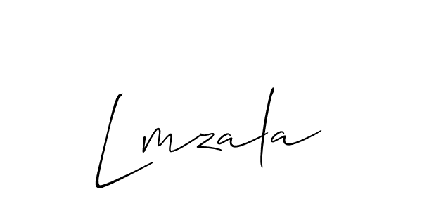 Also we have Lmzala name is the best signature style. Create professional handwritten signature collection using Allison_Script autograph style. Lmzala signature style 2 images and pictures png