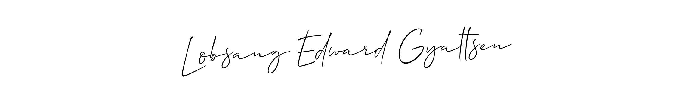 This is the best signature style for the Lobsang Edward Gyaltsen name. Also you like these signature font (Allison_Script). Mix name signature. Lobsang Edward Gyaltsen signature style 2 images and pictures png