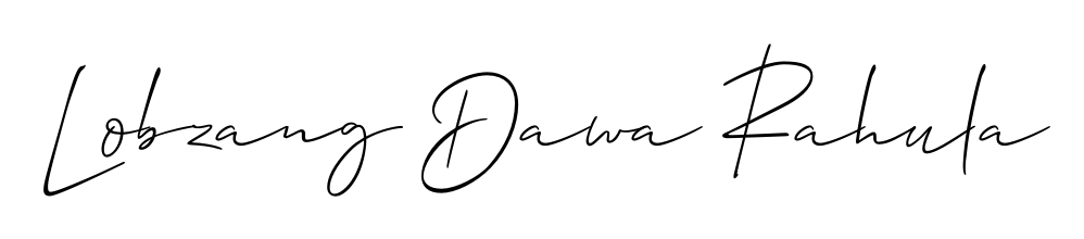 Make a beautiful signature design for name Lobzang Dawa Rahula. With this signature (Allison_Script) style, you can create a handwritten signature for free. Lobzang Dawa Rahula signature style 2 images and pictures png
