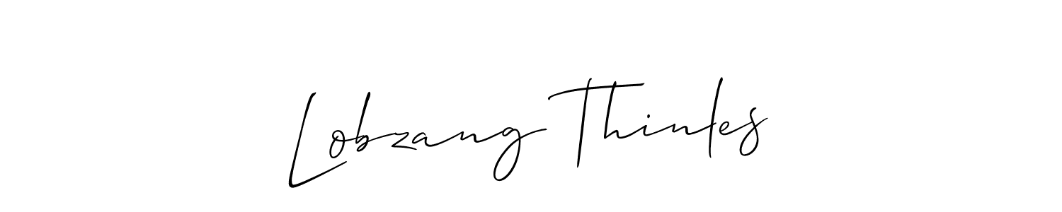 Make a beautiful signature design for name Lobzang Thinles. Use this online signature maker to create a handwritten signature for free. Lobzang Thinles signature style 2 images and pictures png