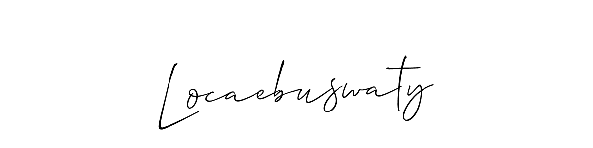 You can use this online signature creator to create a handwritten signature for the name Locaebuswaty. This is the best online autograph maker. Locaebuswaty signature style 2 images and pictures png
