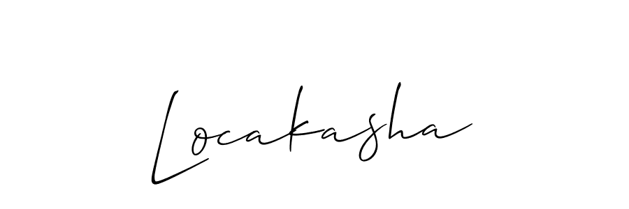 Best and Professional Signature Style for Locakasha. Allison_Script Best Signature Style Collection. Locakasha signature style 2 images and pictures png