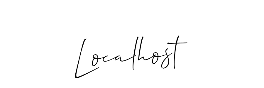 How to Draw Localhost signature style? Allison_Script is a latest design signature styles for name Localhost. Localhost signature style 2 images and pictures png