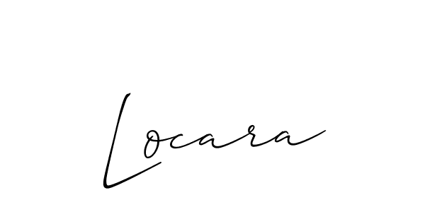 Allison_Script is a professional signature style that is perfect for those who want to add a touch of class to their signature. It is also a great choice for those who want to make their signature more unique. Get Locara name to fancy signature for free. Locara signature style 2 images and pictures png