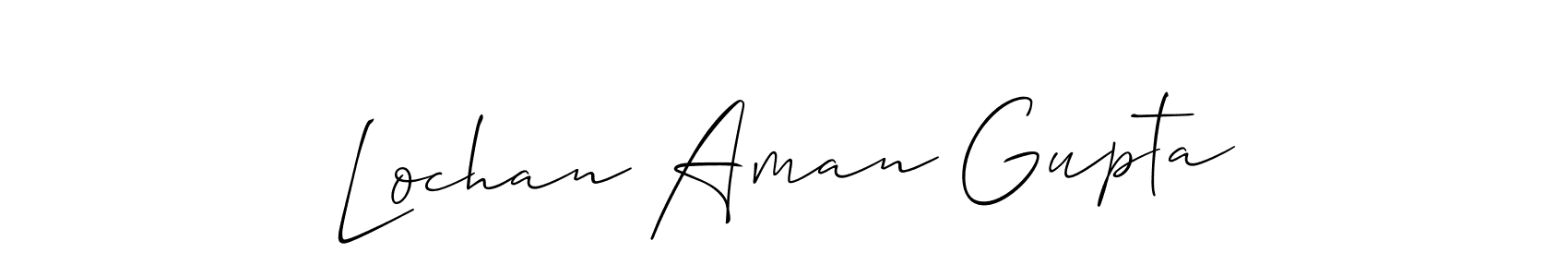 Once you've used our free online signature maker to create your best signature Allison_Script style, it's time to enjoy all of the benefits that Lochan Aman Gupta name signing documents. Lochan Aman Gupta signature style 2 images and pictures png