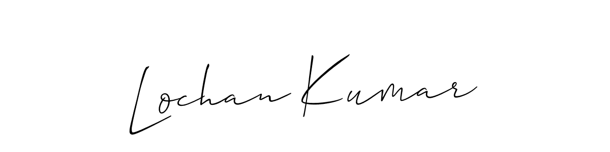 You should practise on your own different ways (Allison_Script) to write your name (Lochan Kumar) in signature. don't let someone else do it for you. Lochan Kumar signature style 2 images and pictures png