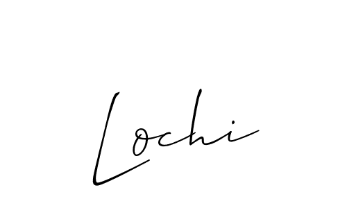 The best way (Allison_Script) to make a short signature is to pick only two or three words in your name. The name Lochi include a total of six letters. For converting this name. Lochi signature style 2 images and pictures png