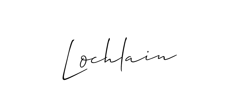 How to Draw Lochlain signature style? Allison_Script is a latest design signature styles for name Lochlain. Lochlain signature style 2 images and pictures png