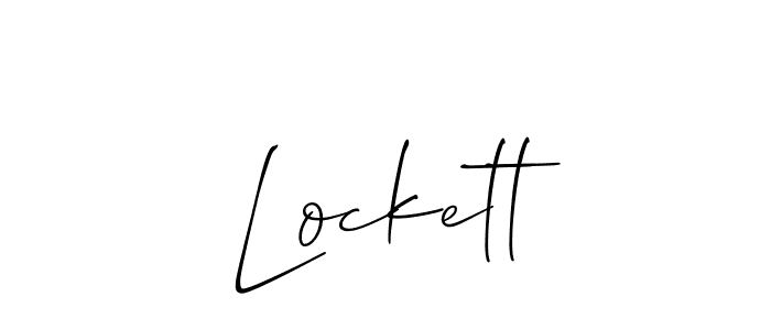 Similarly Allison_Script is the best handwritten signature design. Signature creator online .You can use it as an online autograph creator for name Lockett. Lockett signature style 2 images and pictures png