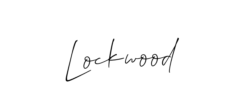 Create a beautiful signature design for name Lockwood. With this signature (Allison_Script) fonts, you can make a handwritten signature for free. Lockwood signature style 2 images and pictures png