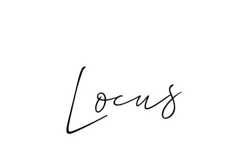 Use a signature maker to create a handwritten signature online. With this signature software, you can design (Allison_Script) your own signature for name Locus. Locus signature style 2 images and pictures png