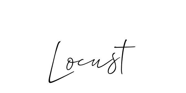 Create a beautiful signature design for name Locust. With this signature (Allison_Script) fonts, you can make a handwritten signature for free. Locust signature style 2 images and pictures png