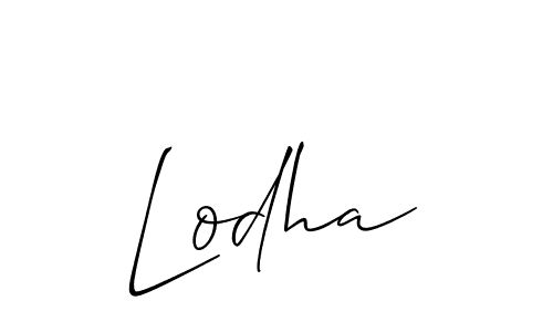 The best way (Allison_Script) to make a short signature is to pick only two or three words in your name. The name Lodha include a total of six letters. For converting this name. Lodha signature style 2 images and pictures png