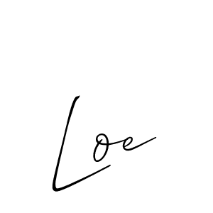 Make a beautiful signature design for name Loe. Use this online signature maker to create a handwritten signature for free. Loe signature style 2 images and pictures png