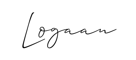 Create a beautiful signature design for name Logaan. With this signature (Allison_Script) fonts, you can make a handwritten signature for free. Logaan signature style 2 images and pictures png