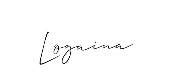 Make a beautiful signature design for name Logaina. Use this online signature maker to create a handwritten signature for free. Logaina signature style 2 images and pictures png