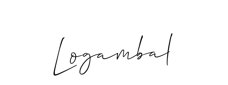 Once you've used our free online signature maker to create your best signature Allison_Script style, it's time to enjoy all of the benefits that Logambal name signing documents. Logambal signature style 2 images and pictures png