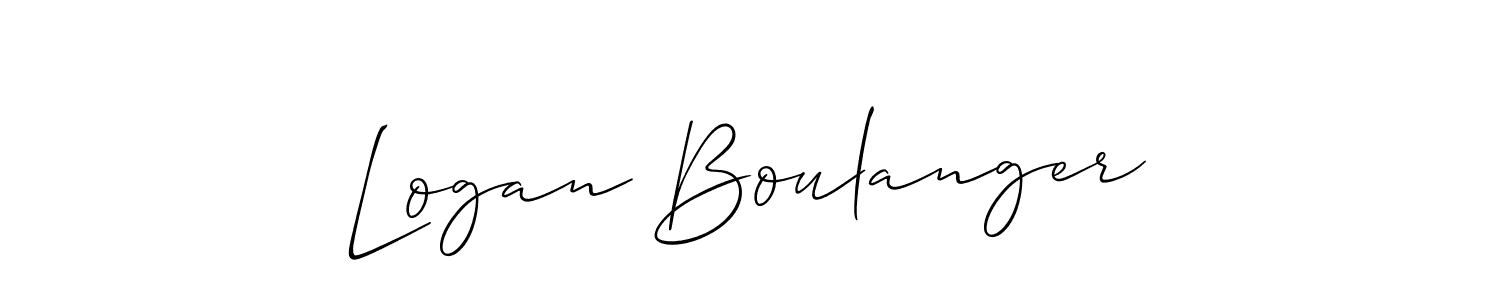 The best way (Allison_Script) to make a short signature is to pick only two or three words in your name. The name Logan Boulanger include a total of six letters. For converting this name. Logan Boulanger signature style 2 images and pictures png