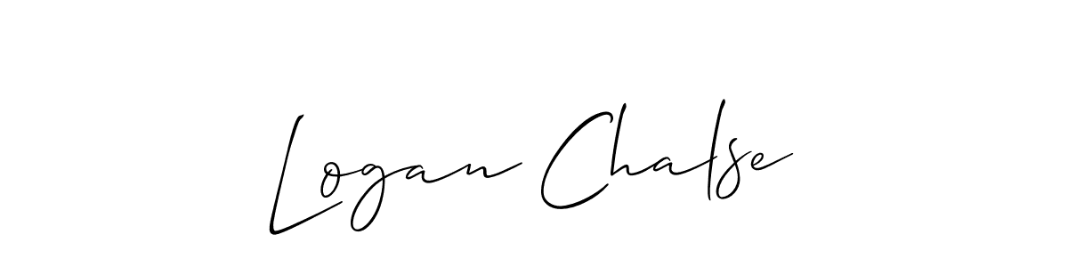 How to Draw Logan Chalse signature style? Allison_Script is a latest design signature styles for name Logan Chalse. Logan Chalse signature style 2 images and pictures png