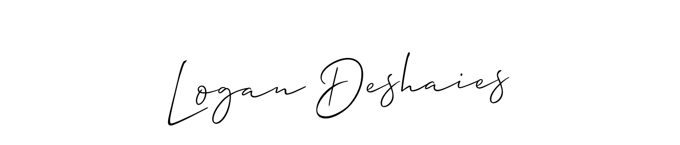 Make a beautiful signature design for name Logan Deshaies. Use this online signature maker to create a handwritten signature for free. Logan Deshaies signature style 2 images and pictures png
