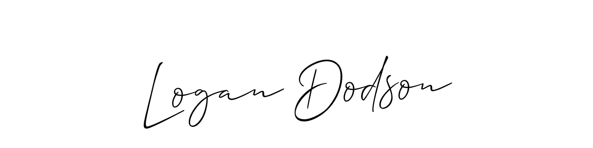 The best way (Allison_Script) to make a short signature is to pick only two or three words in your name. The name Logan Dodson include a total of six letters. For converting this name. Logan Dodson signature style 2 images and pictures png