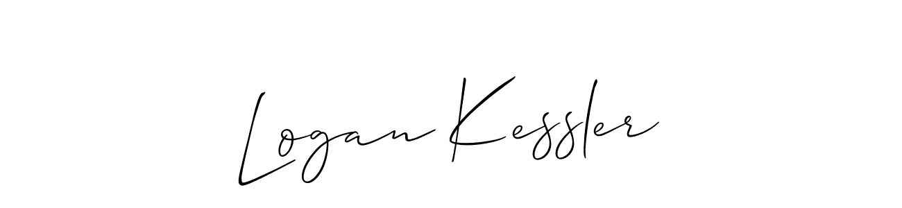 You should practise on your own different ways (Allison_Script) to write your name (Logan Kessler) in signature. don't let someone else do it for you. Logan Kessler signature style 2 images and pictures png