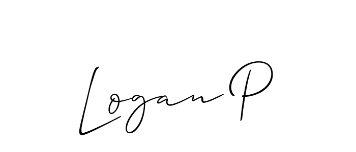 Make a beautiful signature design for name Logan P. Use this online signature maker to create a handwritten signature for free. Logan P signature style 2 images and pictures png