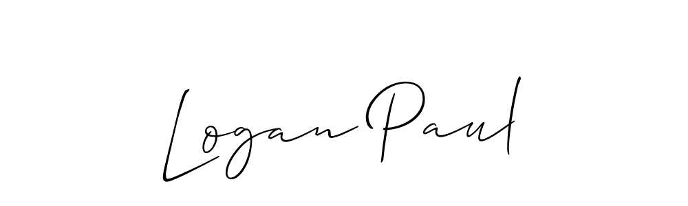 Create a beautiful signature design for name Logan Paul. With this signature (Allison_Script) fonts, you can make a handwritten signature for free. Logan Paul signature style 2 images and pictures png